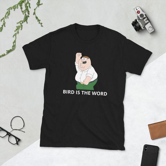 Peter Griffin Bird Is The Word Unisex Tshirt - Picture 1 of 4